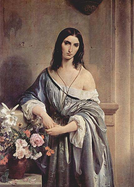 Francesco Hayez Melancholischer Gedanke